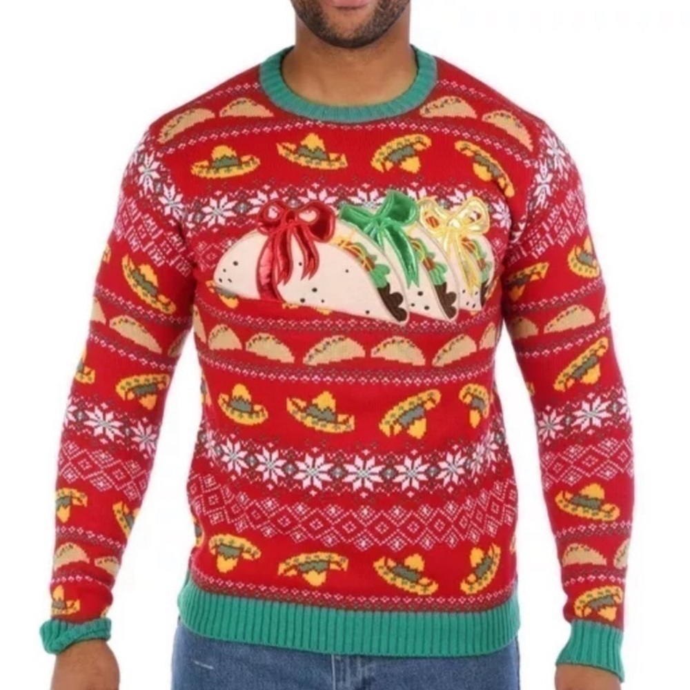 Men’s Taco Ugly Christmas Sweater